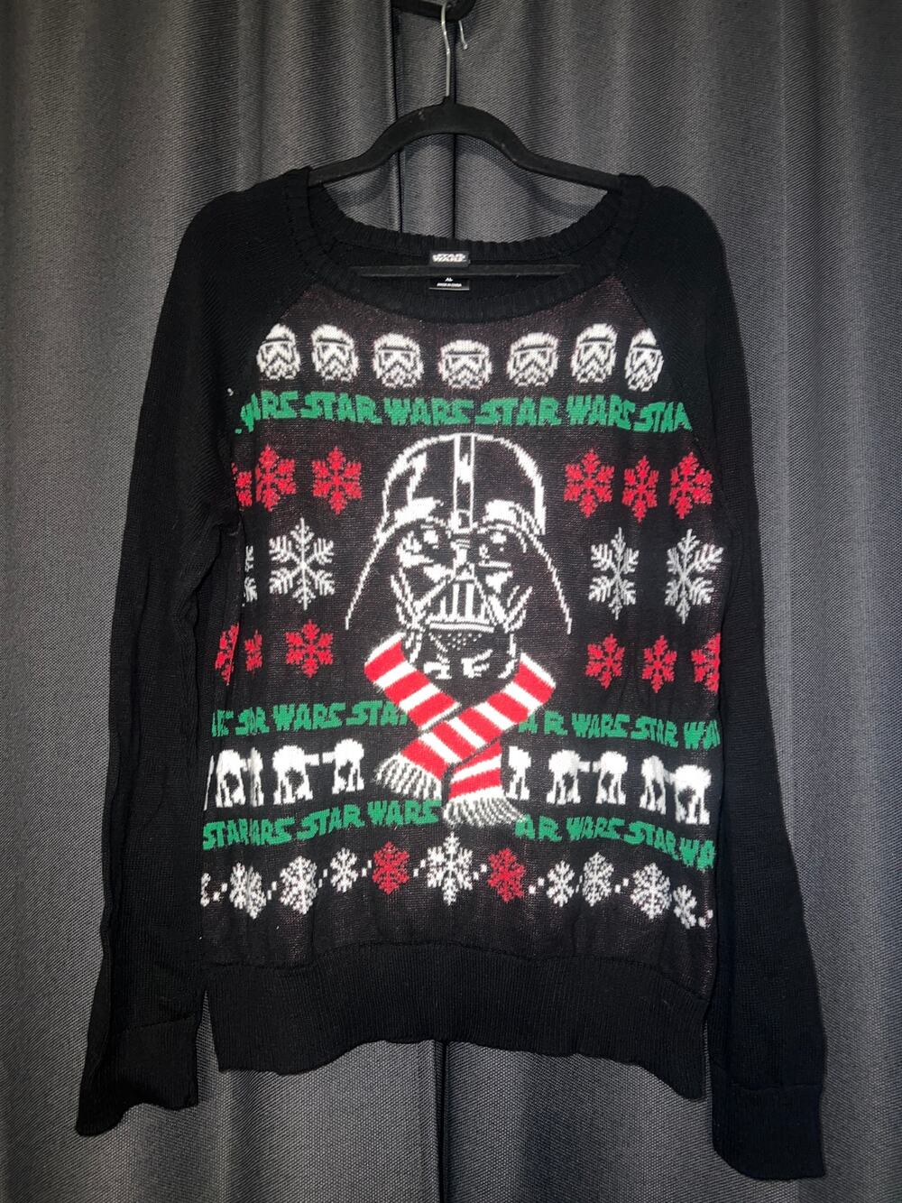 Ugly Christmas Sweater Xmas Size XL Star Wars